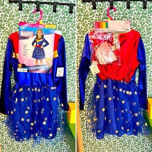 NWT Halloween 👻 Captain Marvel costume, girls Large